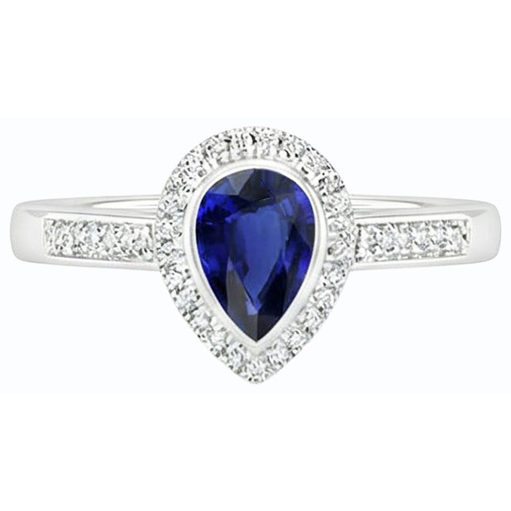 echter round diamant 2.50Karat ring auf Weiß