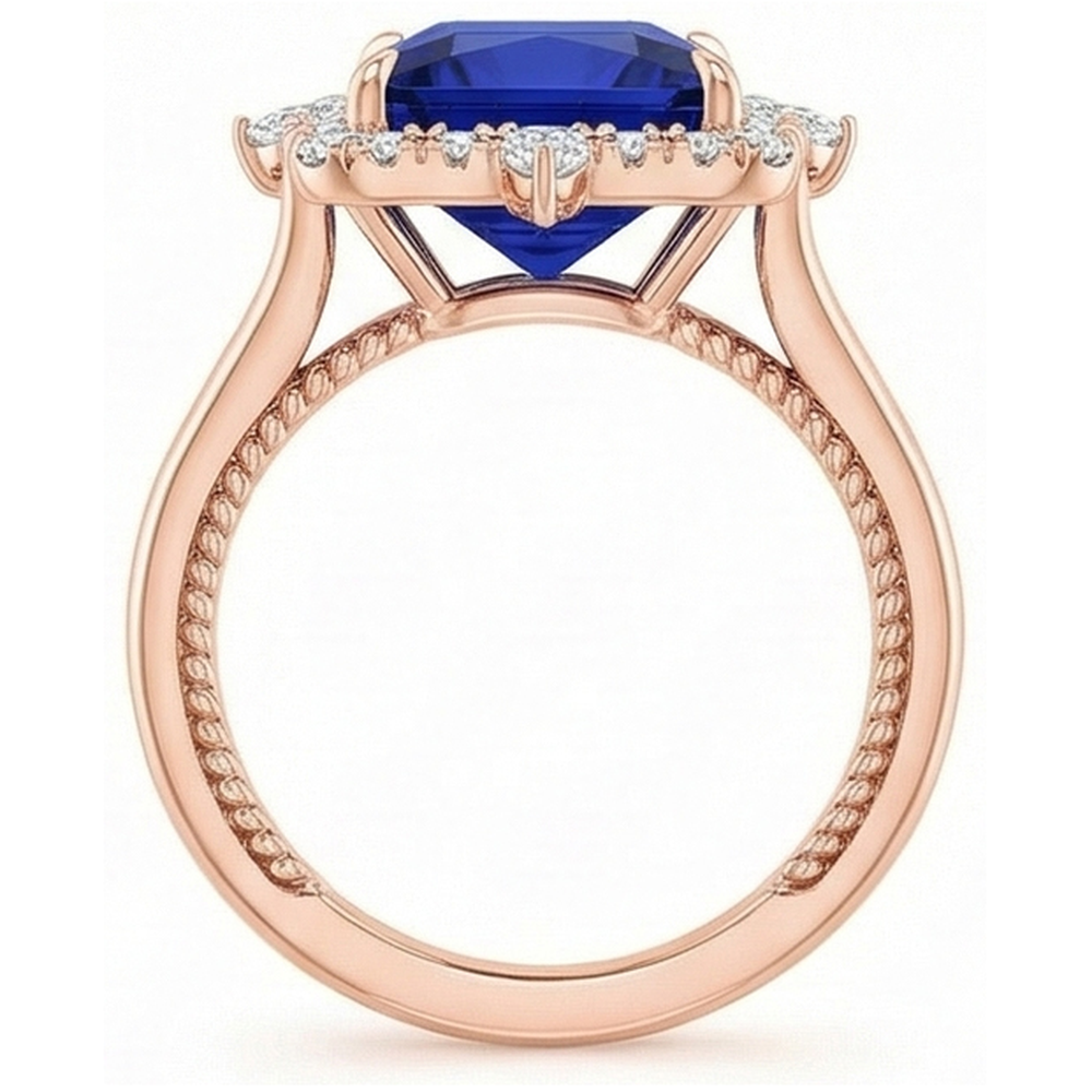 echter marquise diamant 6.25Karat ring Seitenansicht