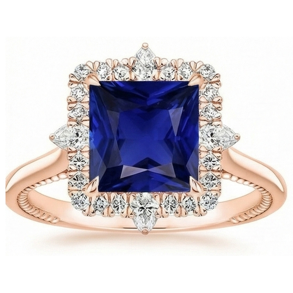 echter marquise diamant 6.25Karat ring Detailansicht