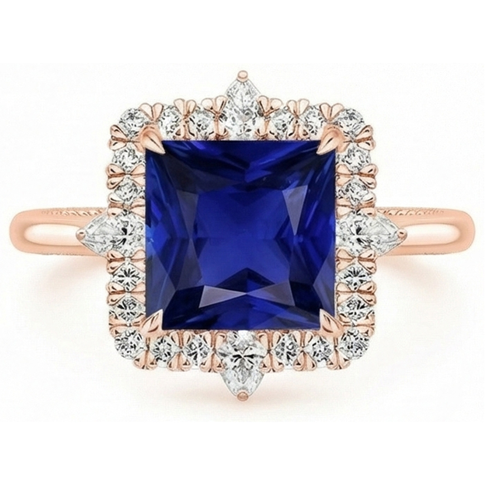 echter marquise diamant 6.25Karat ring Draufsicht