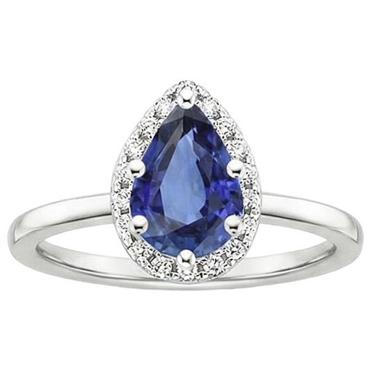 echter round diamant 4Karat ring Profilansicht