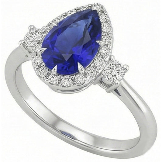 echter round diamant 5Karat ring Seitenansicht
