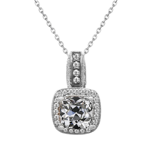 Anhänger 14K Weißgold mit Brillant – Hauptansicht