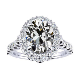 Luxuriöser Halo-Verlobungsring – Brillant 3 Karat – HarryChadEnt