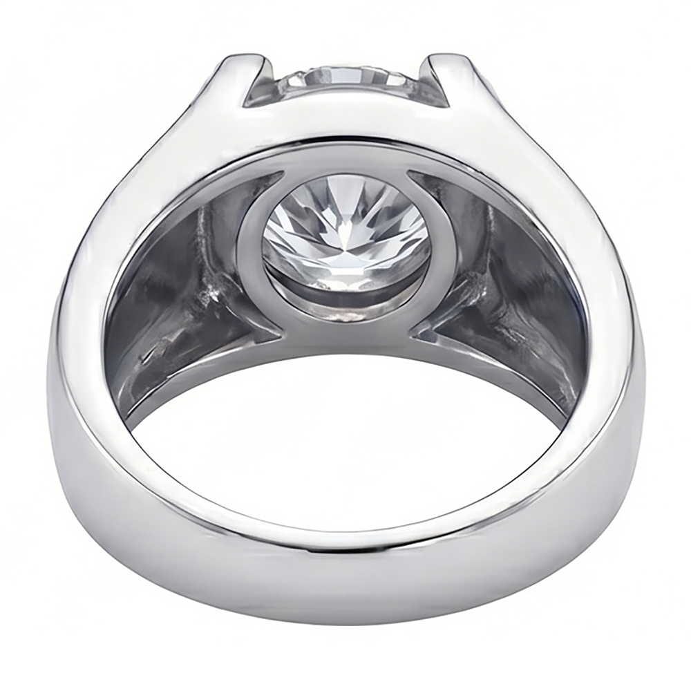 Handgefertigter Edler Diamant Herren-Ring 2 Karat von