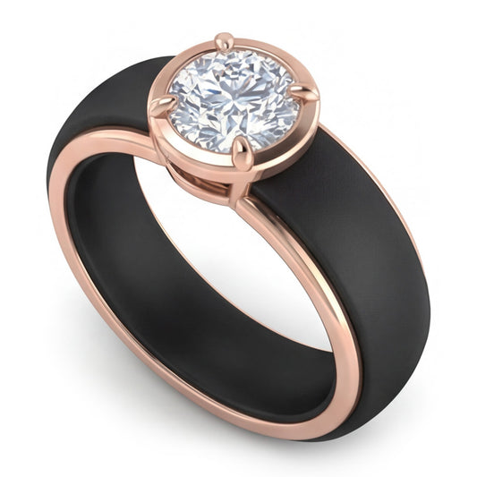 Handgefertigter Edler Diamant Schmuck-Ring 1,50 Karat von