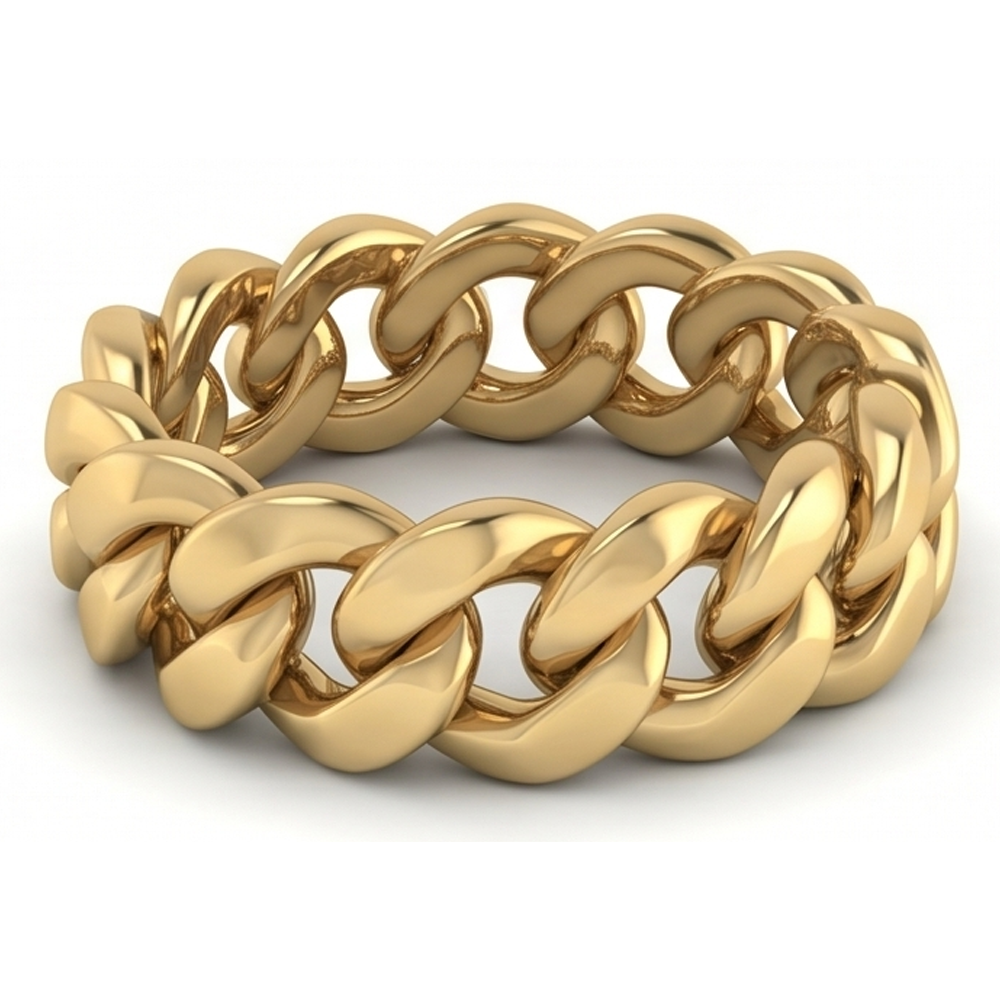 Herren Band Miami Kubanisch Gelb Gold