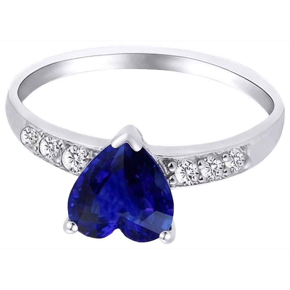 echter round diamant 2.25Karat ring Profilansicht