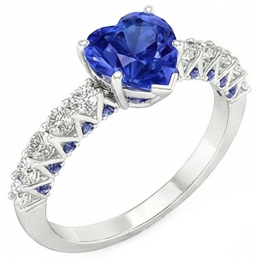echter round diamant 2.50Karat ring Vorderansicht