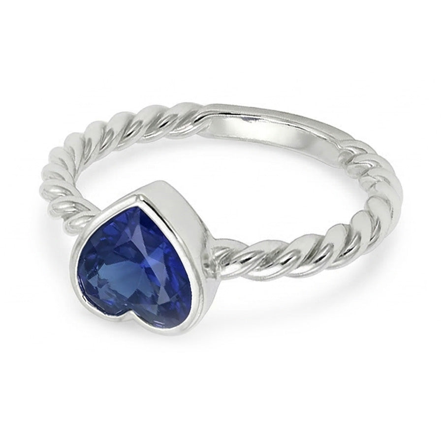 echter heart diamant 1.50Karat ring Draufsicht