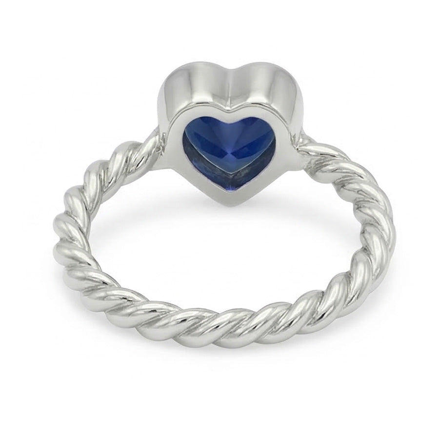 echter heart diamant 1.50Karat ring Profilansicht
