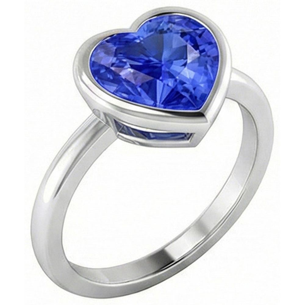echter heart diamant 2.50Karat ring Detailansicht
