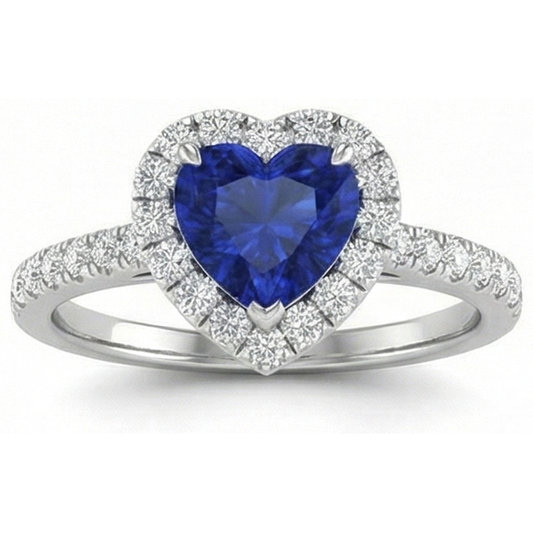 echter round diamant 3.50Karat ring Vorderansicht