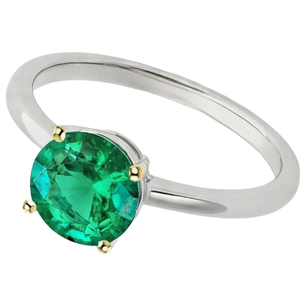 Eleganter Edelstein-Ring 3 Karat – Seitenansicht