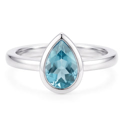Hochwertiger Neon Paraiba Schmuckstein-Ring 1 Karat – 14K