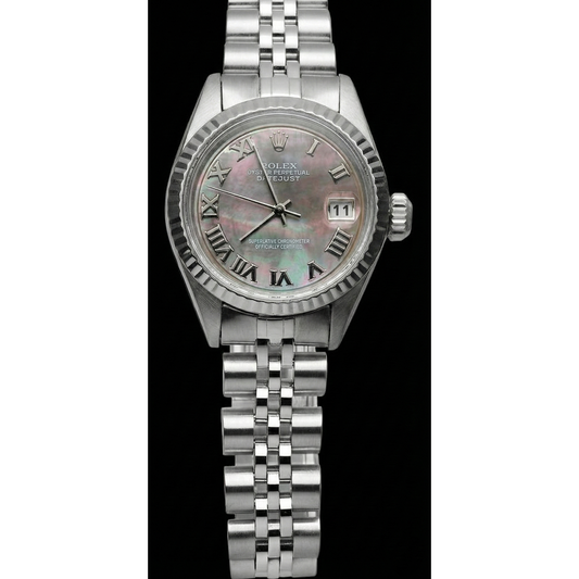 Jubiläums-Rolex-Rolex-Uhr aus Zifferblatt Edelstahl mit grauem römischen