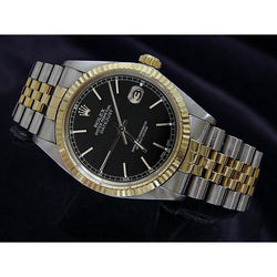 Jubiläumsarmband Date Just Rolex Herrenuhr Stick-Zifferblatt SCHNELLES EINSTELLEN