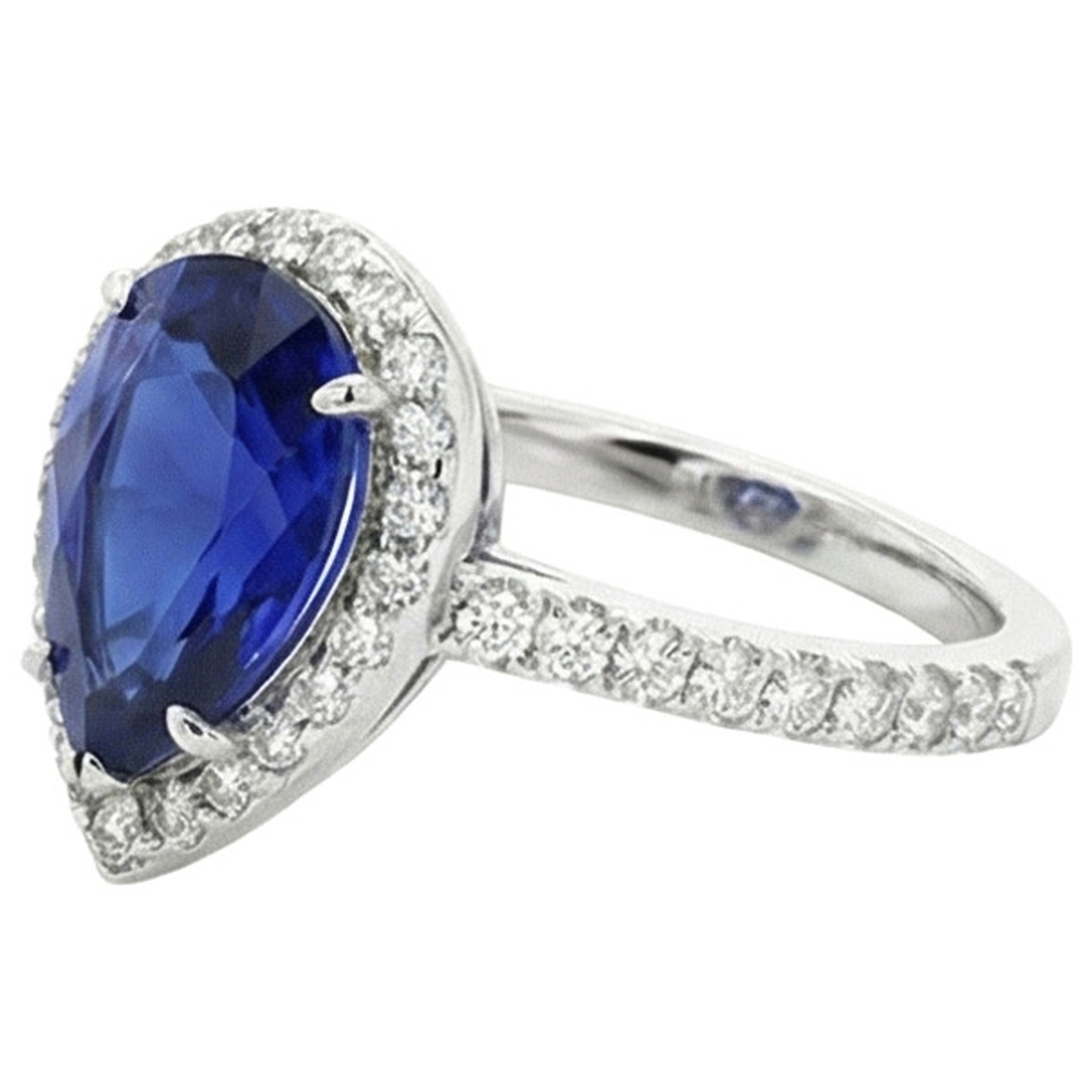 echter round diamant 4.50Karat ring Detailansicht