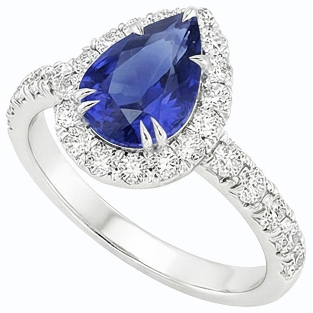echter round diamant 4.50Karat ring Detailansicht