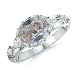 Jubiläumsring Ovaler alter Bergmann Echt Diamant 2,50 Karat Schmuck