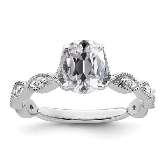 Jubiläumsring Runde & Oval Ändern Minenschliff Echt Diamant 4 Karat Schmuck