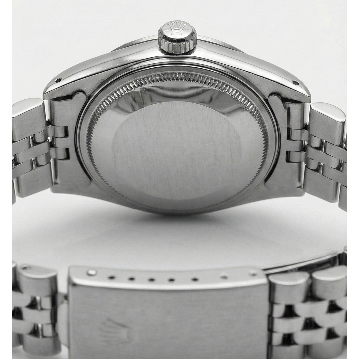 Jubiläumsuhr aus Edelstahl mit Aus der Erde Abgebauter Natürlicher Diamantlünette und grauem Stick-Zifferblatt