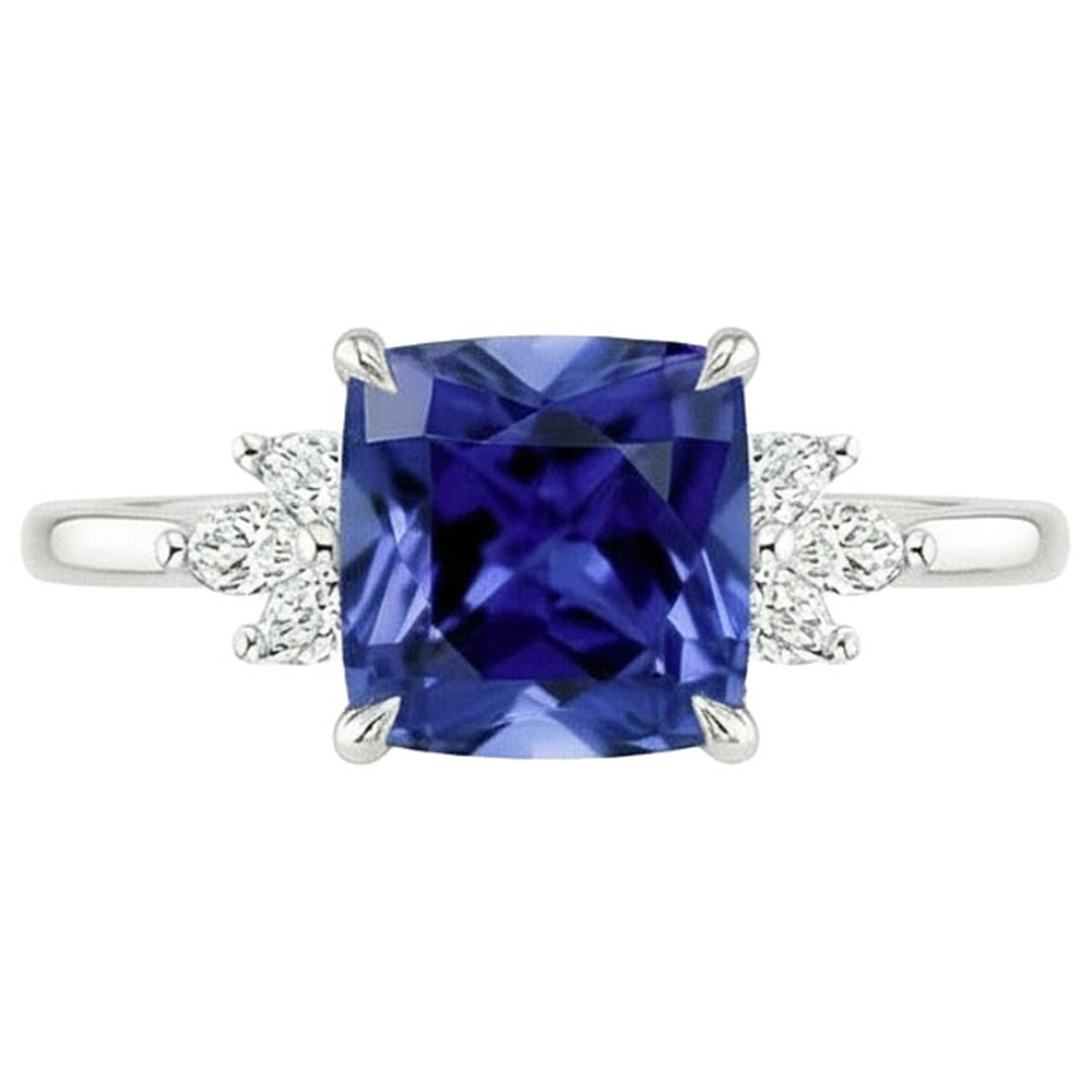 echter marquise saphir 3.25Karat ring Detailansicht