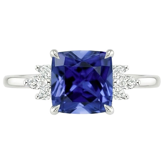 echter marquise saphir 3.25Karat ring Detailansicht