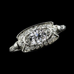 Kissen alter Bergmann Echt Diamant Ausgefallener Ring 3,75 Karat Gold Damenschmuck