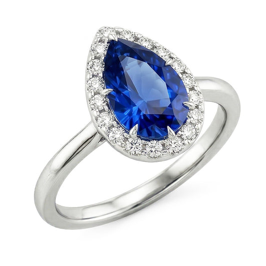echter round diamant 6.75Karat ring Vorderansicht