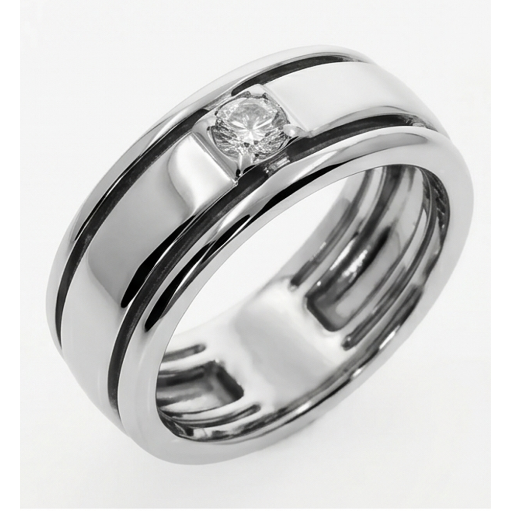 Komfort Fit Herren Band Aus der Erde Abgebauter Natürlicher Diamant Ring Für Herr