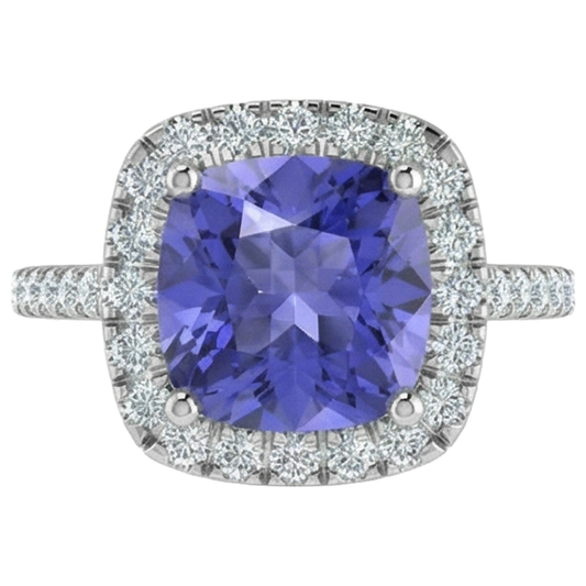 echter round diamant 3.50Karat ring Seitenansicht