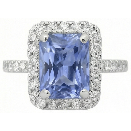 echter round diamant 4Karat ring Seitenansicht