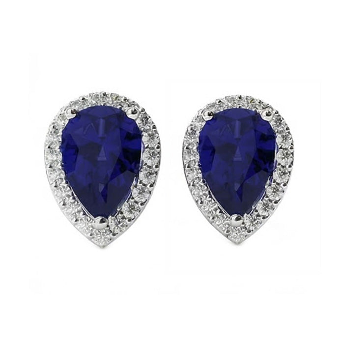 echter round diamant 5.20Karat ohrring Seitenansicht
