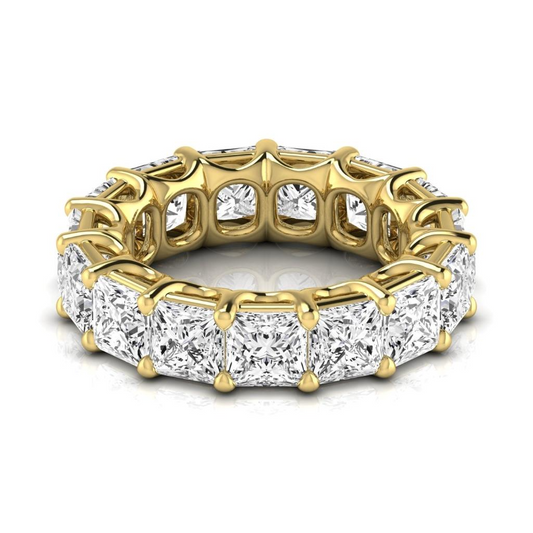 Brillant Eternity Band 11,25 Karat 14K Gelbgold – Frontansicht