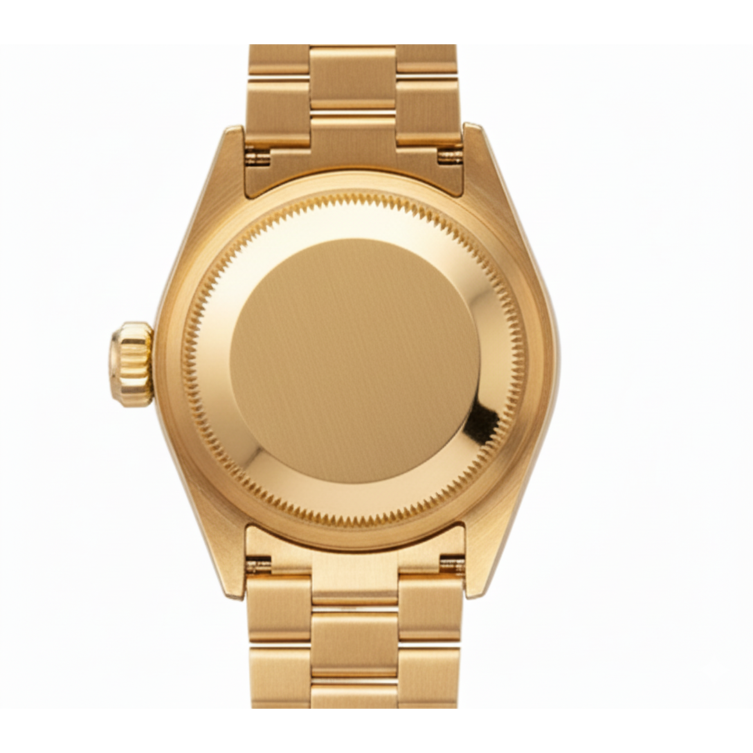 Lachsbraune Diamant-Zifferblatt-Lünette Rolex Präsidentenstil Uhr Datejust