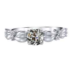 Hochwertiger Altschliff Brillant Antragsring – 1,50 Karat 14K