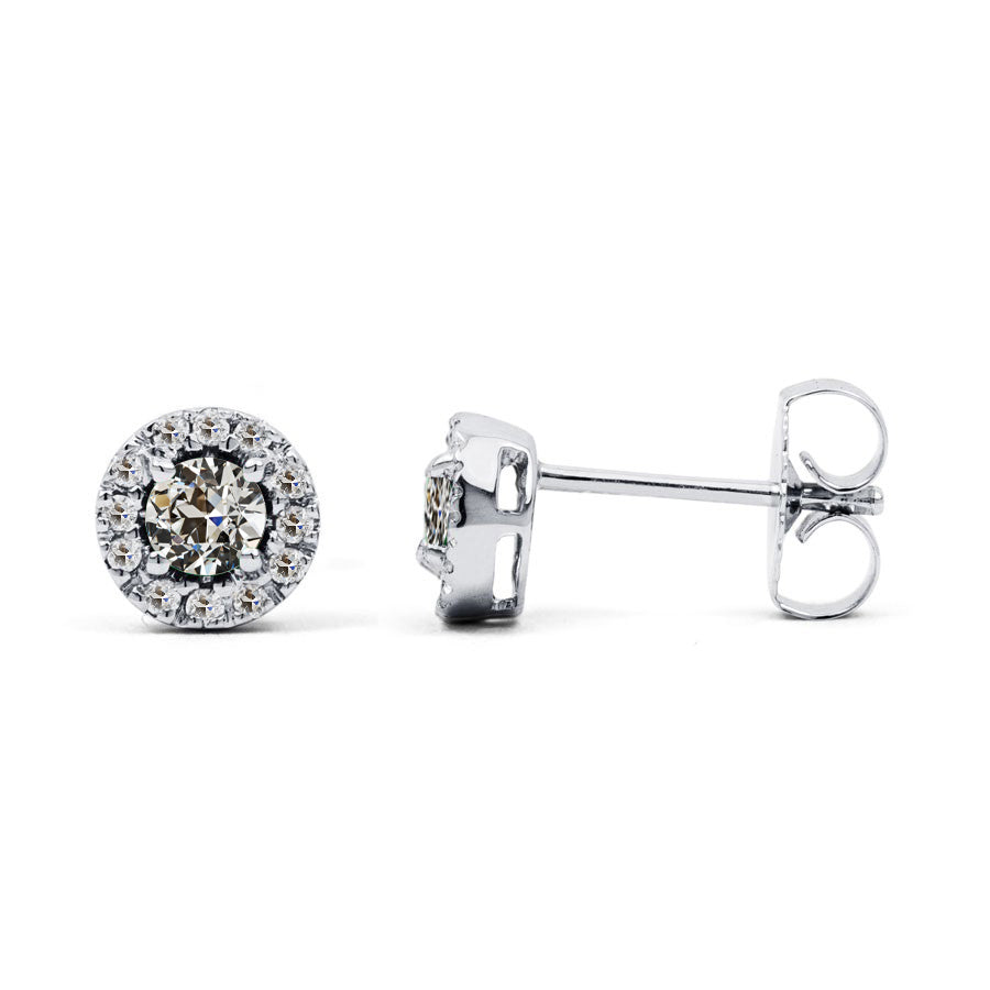 Luxuriöser Edler Diamant Ohrstecker 3,50 Karat – Hauptansicht