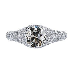 Diamant Brautring 2 Karat F/VS1 – 14K Weißgold