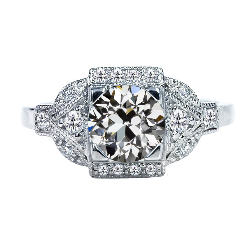 Naturreiner Edler Diamant Verlobungsring – Hauptansicht