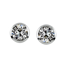 Antik-Kissen-Schliff Ohrstecker – Brillant 1,50 Karat 14K