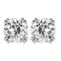Luxuriöser Diamant Ohrhänger – 5 Karat 14K Weißgold
