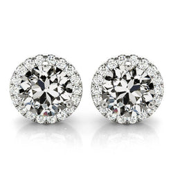 Diamant Ohrstecker 7,50 Karat F/VS1 – 14K Weißgold