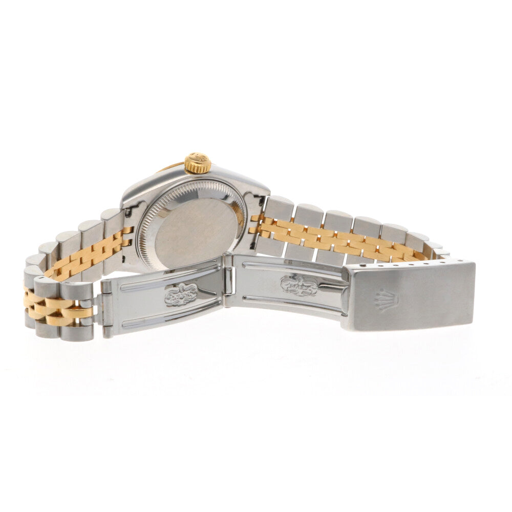 Diamant Brillantschliff Rolex in Gold – Draufsicht