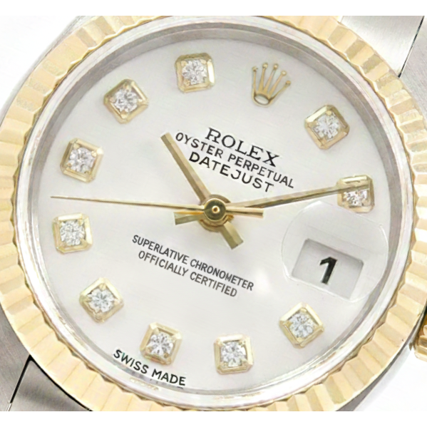 Diamant Rolex -Karat Gold – Seitenansicht