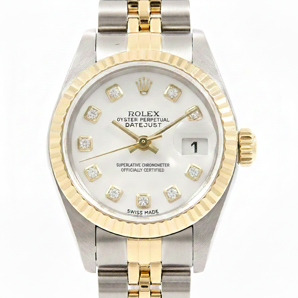 Eleganter Diamant Rolex Karat – Frontansicht