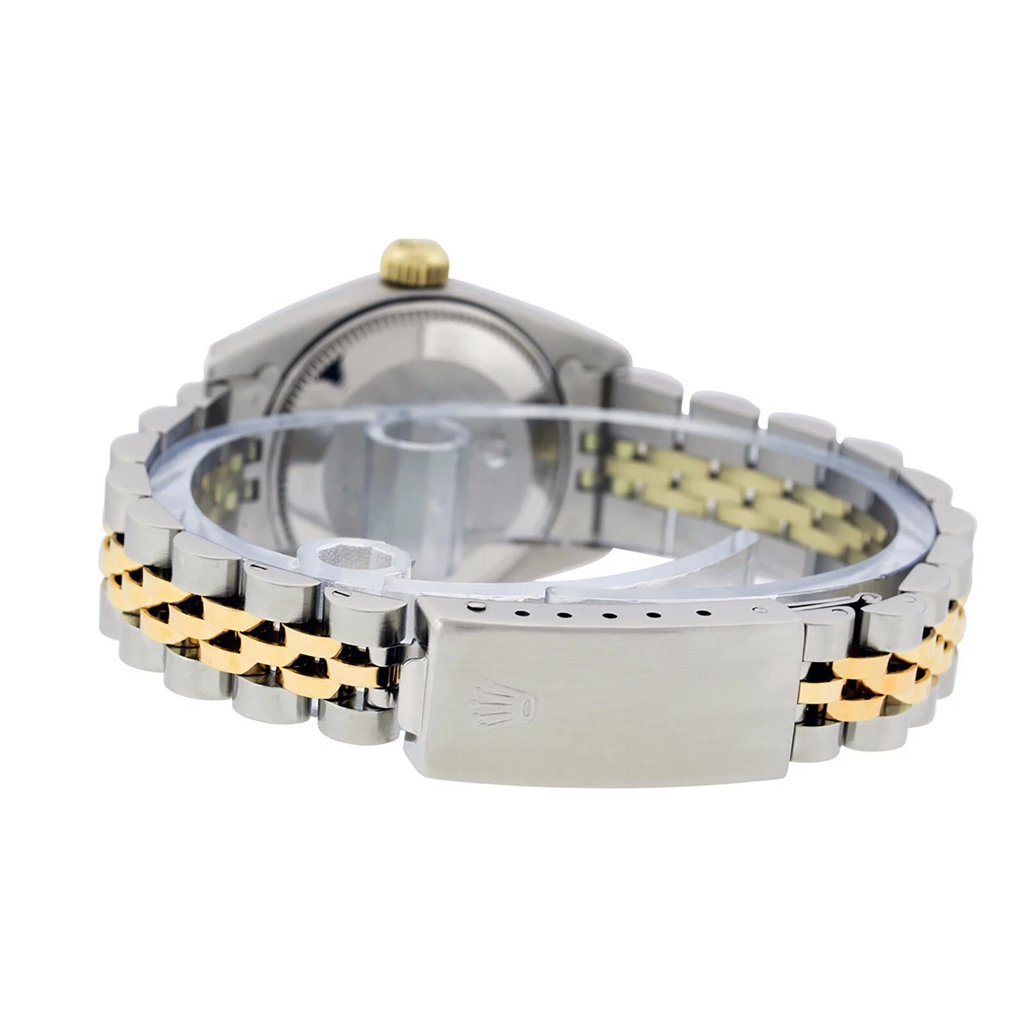 Edelstein Rolex in Gold – Draufsicht