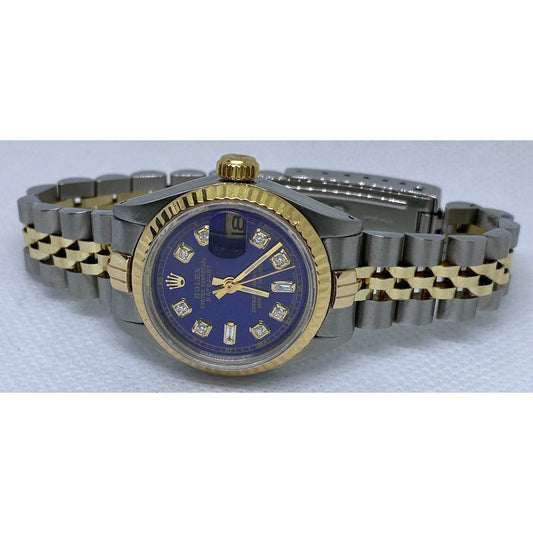 Rolex Gold mit Edler Diamant – Frontansicht