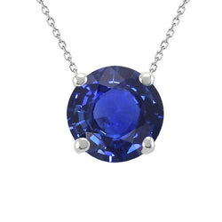 5 Karat Royalblauer Saphir Edelstein-Anhänger in 14 Karat