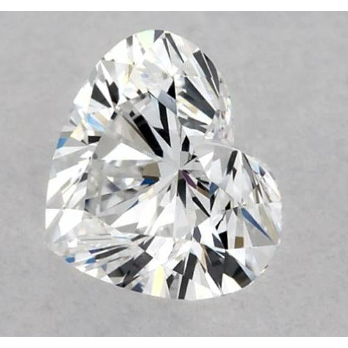 Herzform Diamant Ring in Gold – Frontansicht